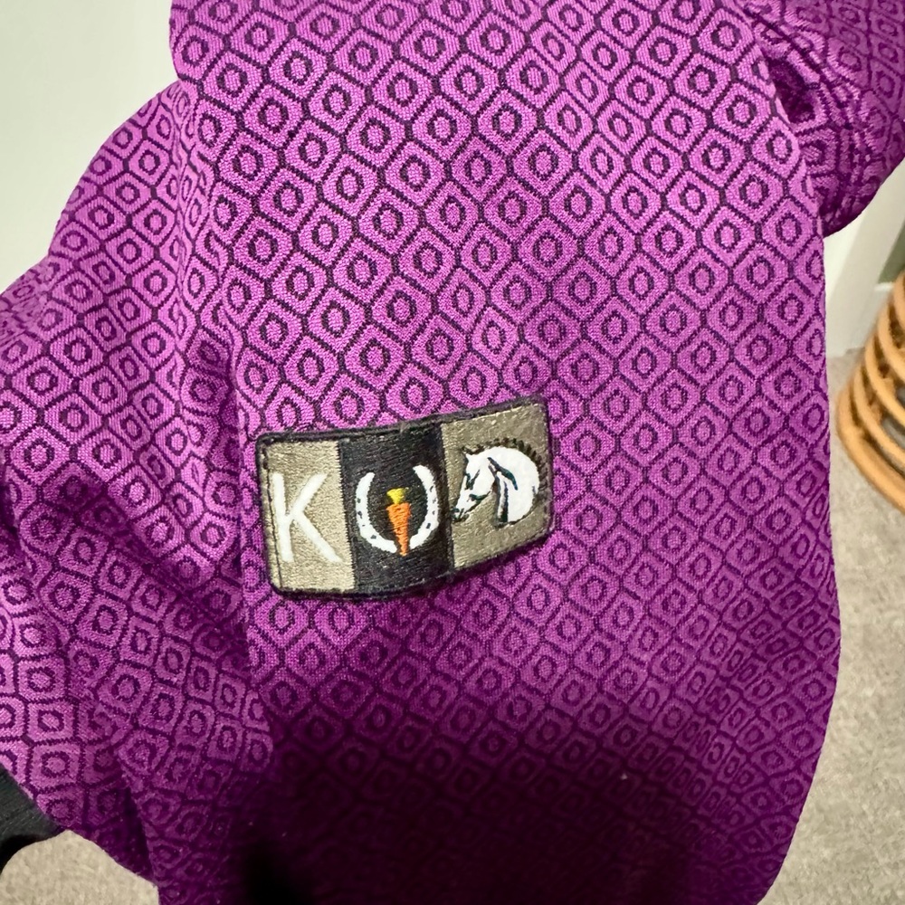Kerrits Purple Geometric Quarter-Zip Top - Picture 3 of 4
